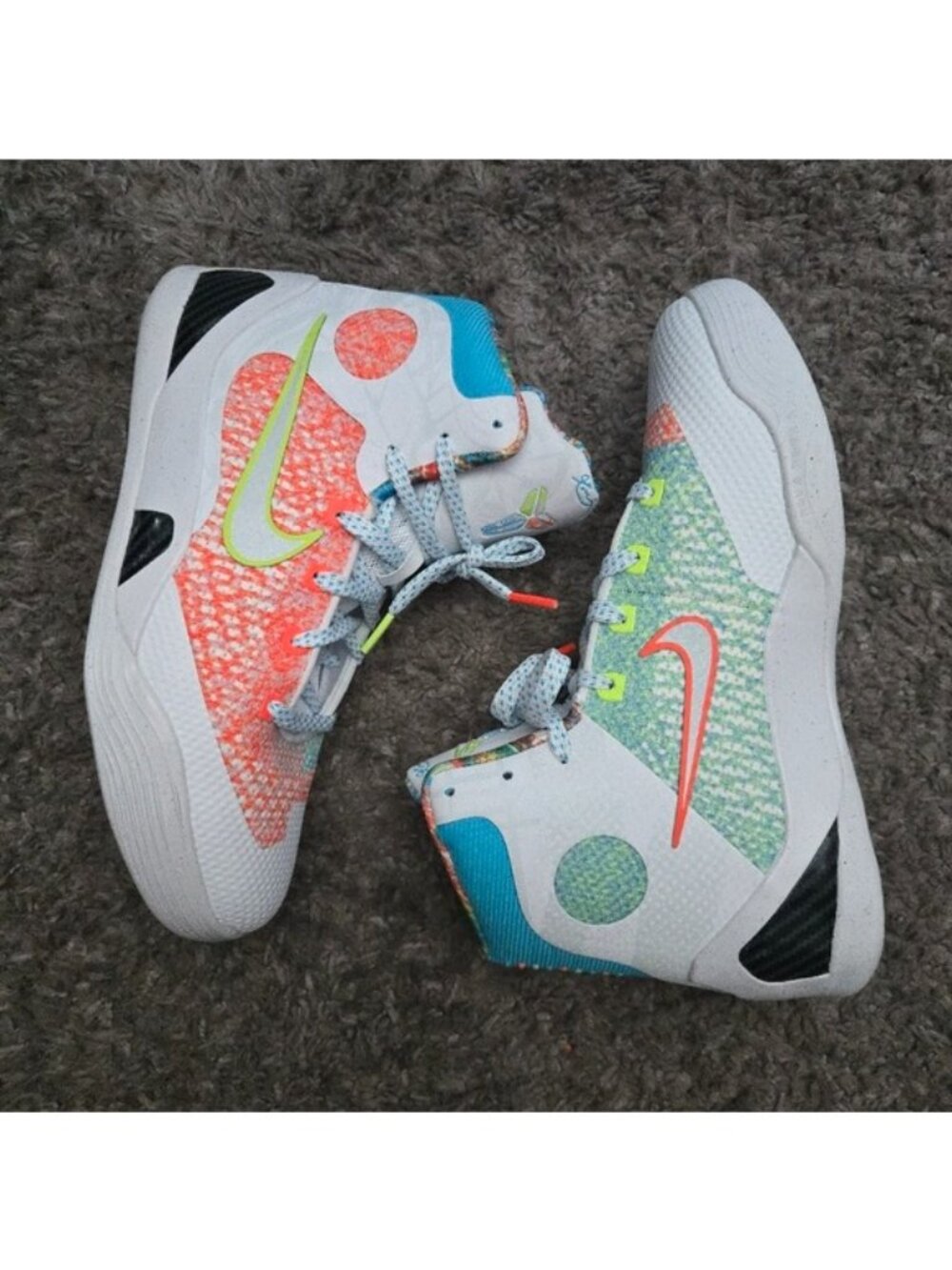 Nike Kobe IX 9 Elite High Protro GS Youth 7Y What The Kobe Kids 0826 - Picture 7 of 10